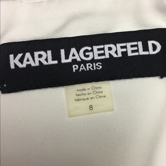 Designer Karl Lagerfeld Pearled Cocktail Dress - Picture 13 of 13
